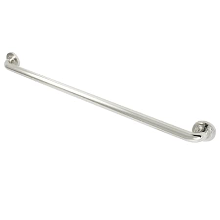 Manhattan Contemporary Grab Bar, 34-13/16" L, Brass, Polished Nickel DR414326
